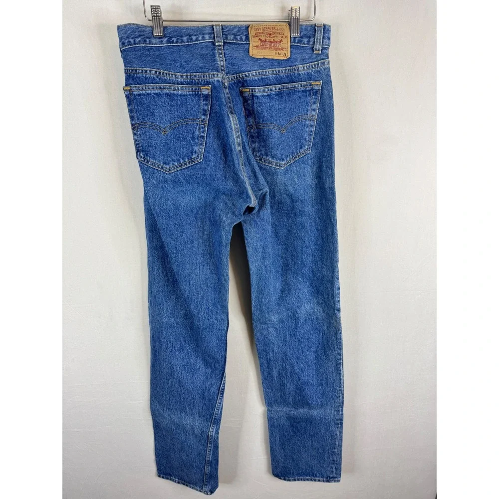 Levis 501‎ Mens Vintage Straight Leg Denim Jeans Blue Made in USA 32x36